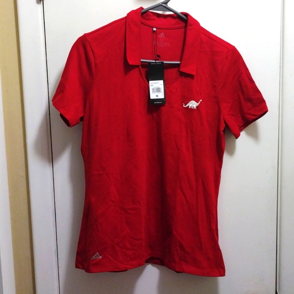 Adidas Red Polo style shirts